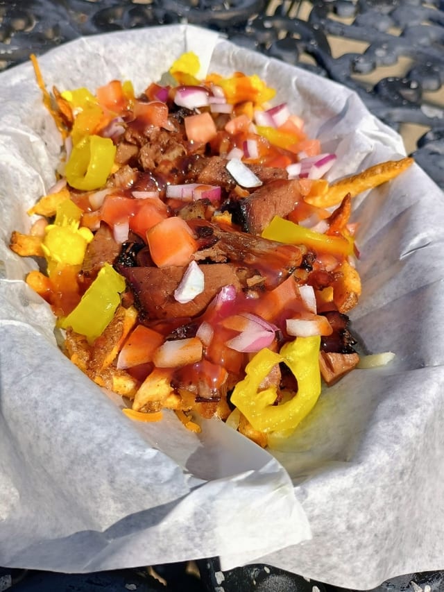 Loaded Brisket Fries.
