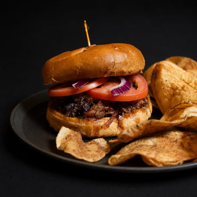 Pulled Pork Sandwich.