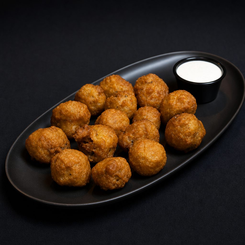 Battered Mushrooms.