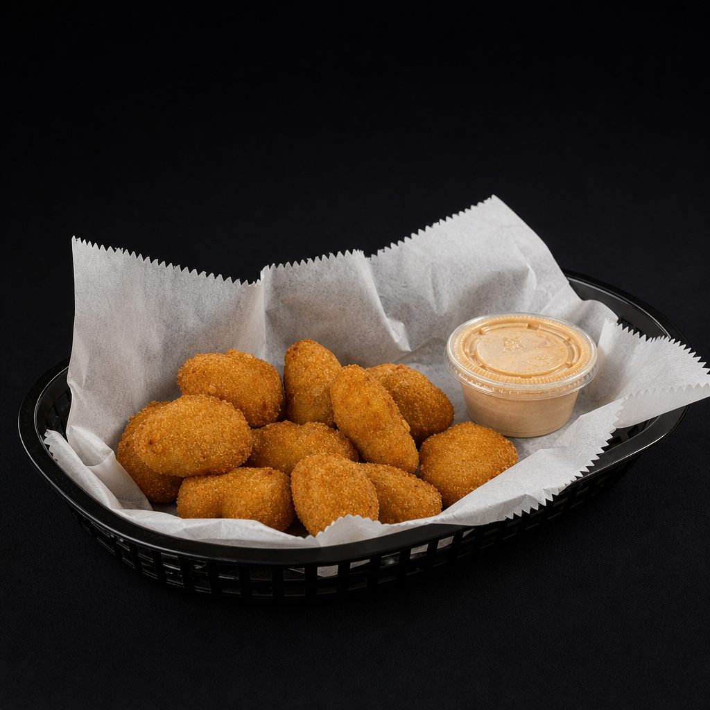 Mac n Cheese Bites.