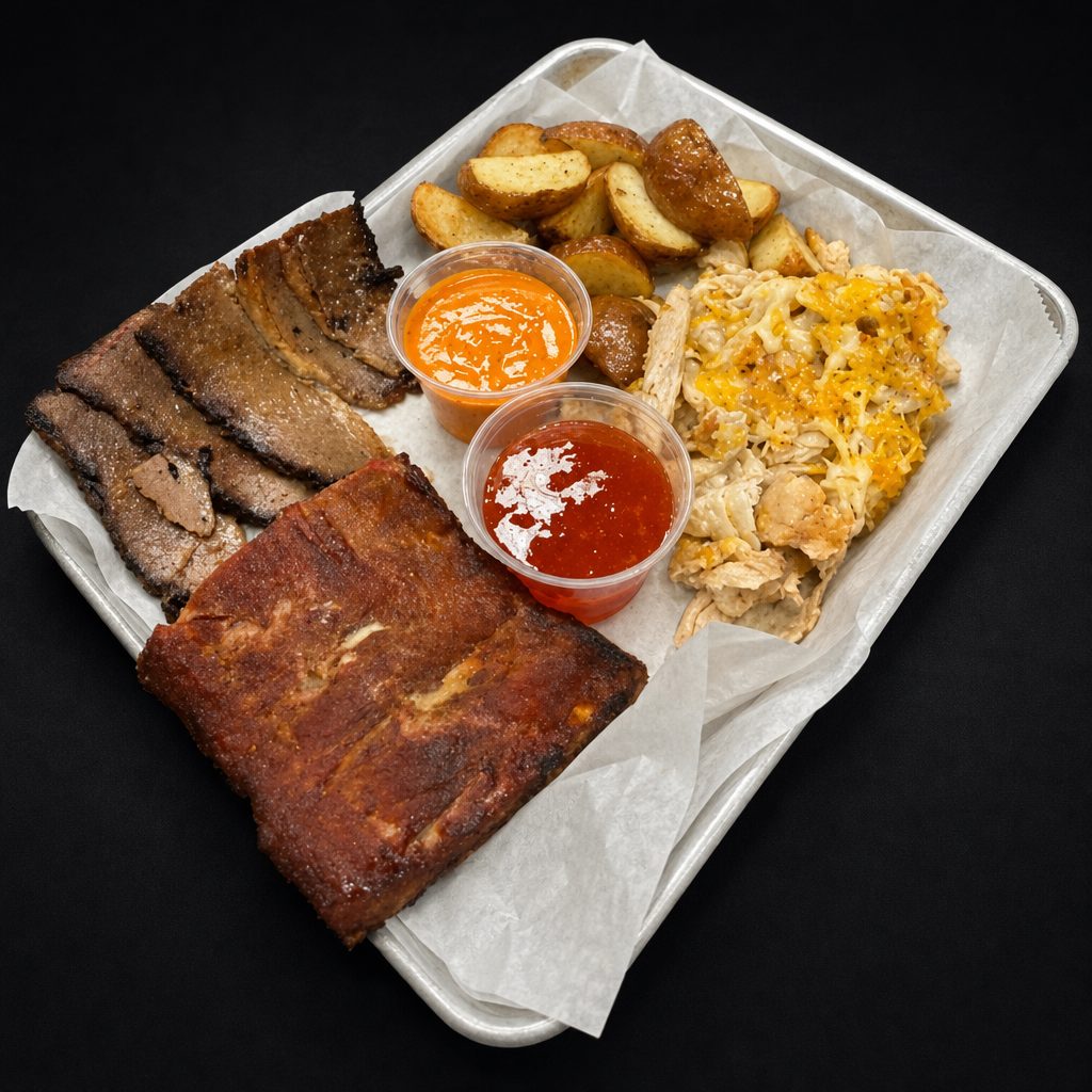 Seneca Pit Platter - Pick 3 & 1 Side.