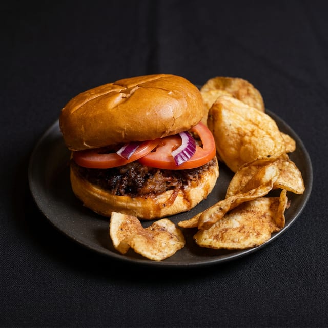 Pulled Pork Sandwich.