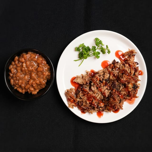 Pulled Pork Dinner.