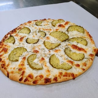 Pickle Pizza Flatbread